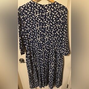 Blue/white floral dress size xxl